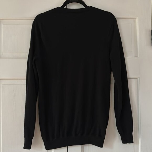 Ralph‎ Lauren Black Label 100% Cashmere Black Button Up V-Neck Cardigan Size XL - Picture 7 of 7